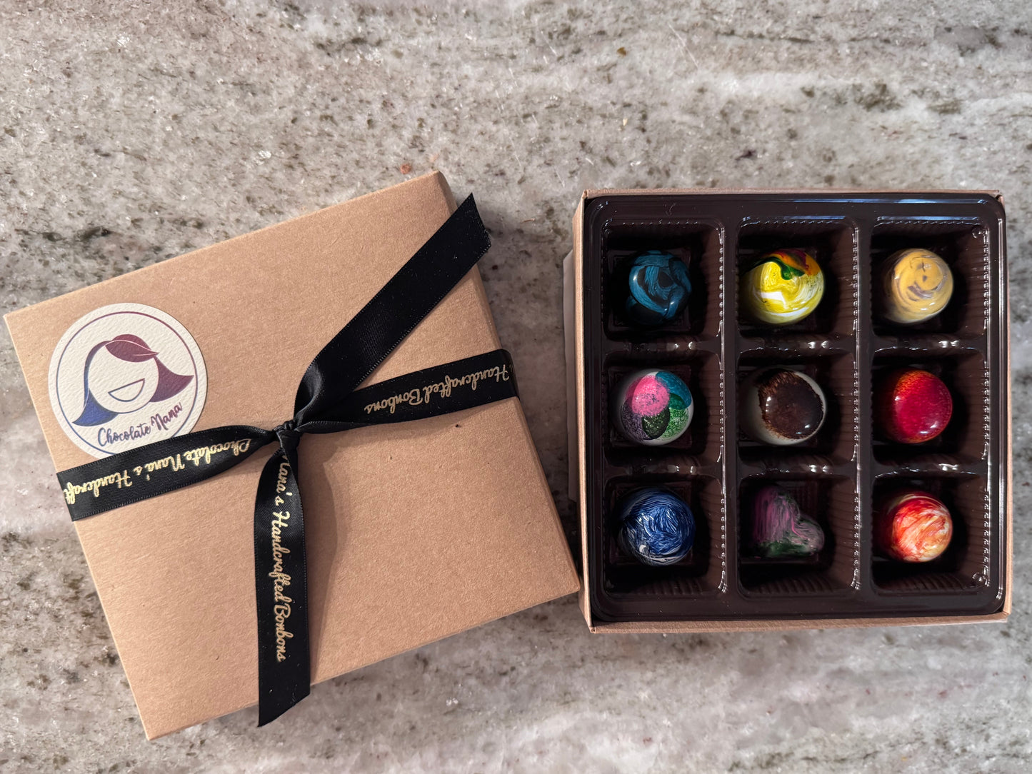 9 piece bonbon variety box